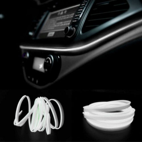 Luz LED de neón de 2 metros para salpicadero de coche, de colores