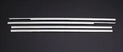 Honda Civic 1996-2002 Sedán Moldura cromada para ventanas 4 puertas 4 piezas Acero pulido