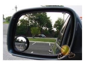 Carub Espejo Retrovisor de Punto Ciego Redondo Negro Juego de 2 Unidades de 5 cm