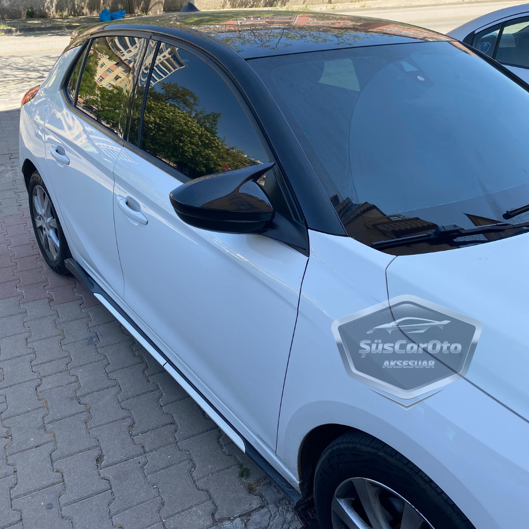 Juego de tapas de espejo Batman Bat compatible con Peugeot 508 2019-2023, de plástico ABS Piano Black, derecha e izquierda
