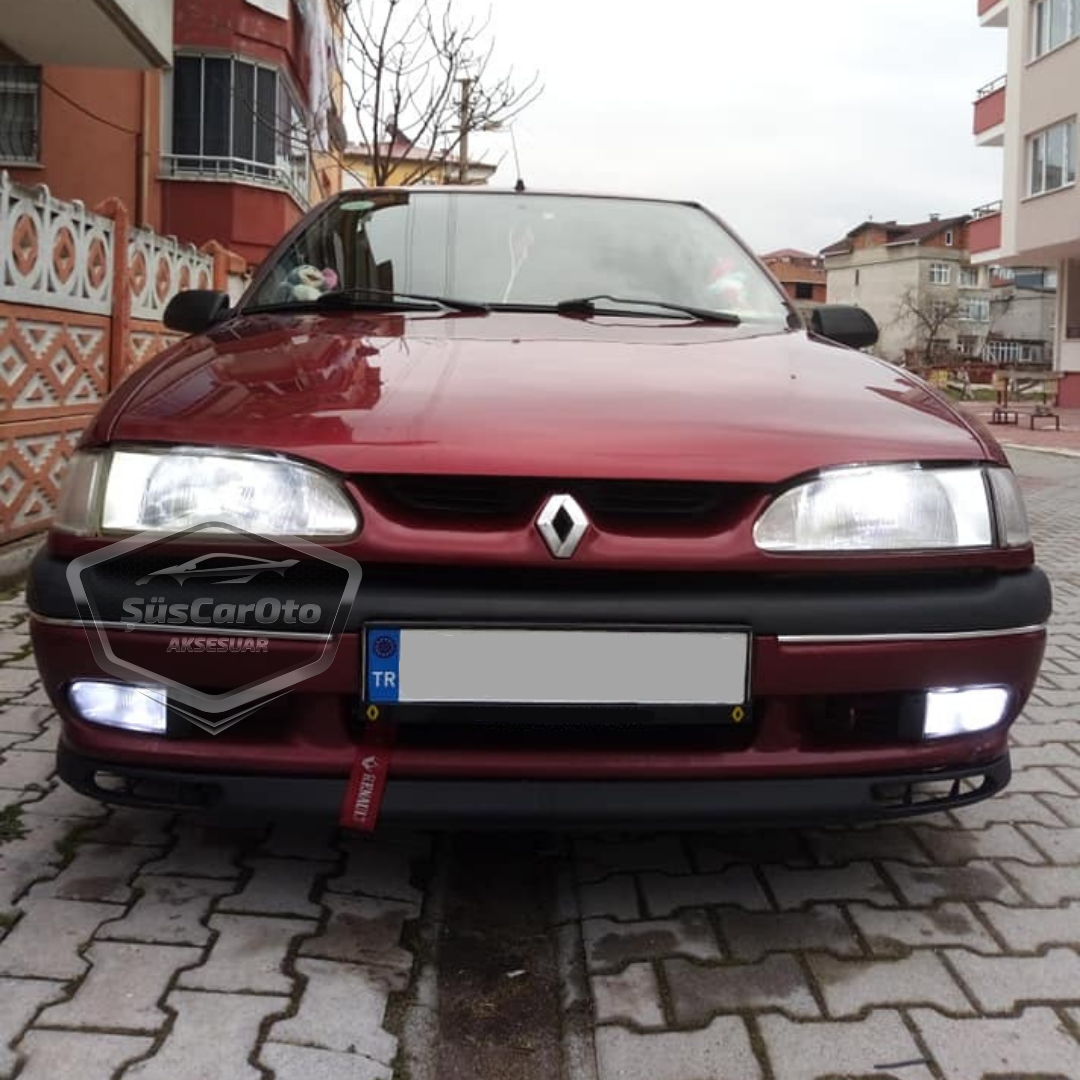 Renault 19 Europa 1994-2001 compatible labio universal flexible para Laguna, labio delantero, 2 piezas, alerón inferior de parachoques, alerón delantero