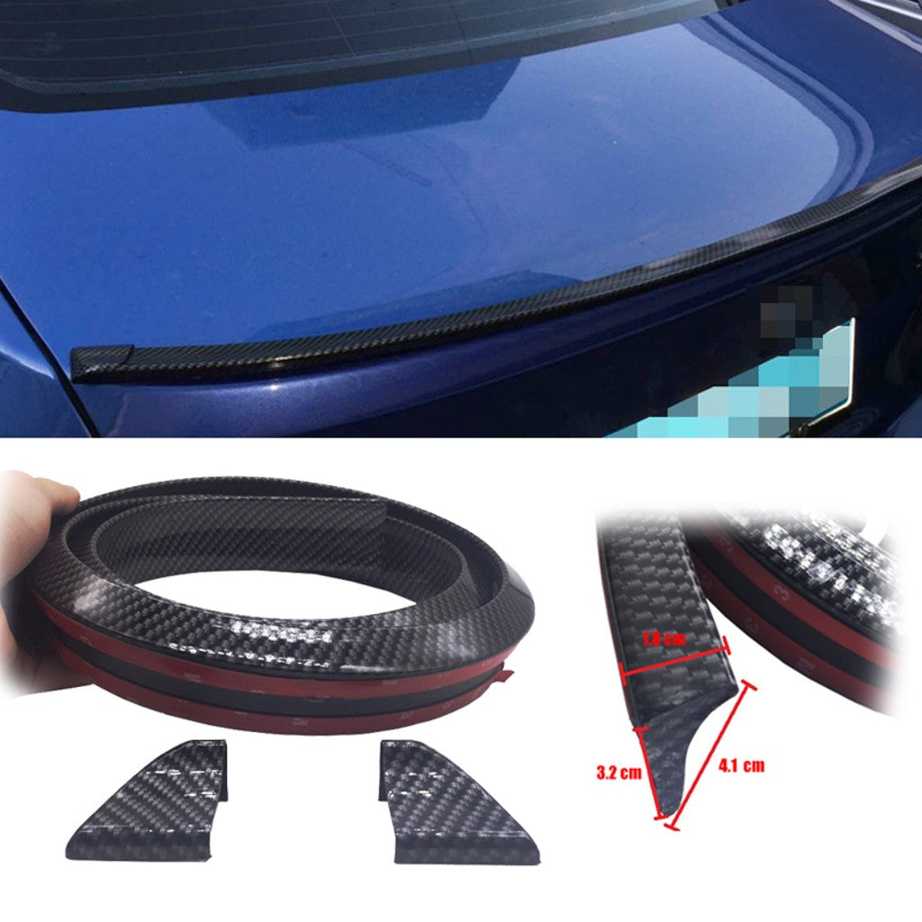 Spoiler universal de maletero M3 de carbono Samurai, apto para todos los vehículos