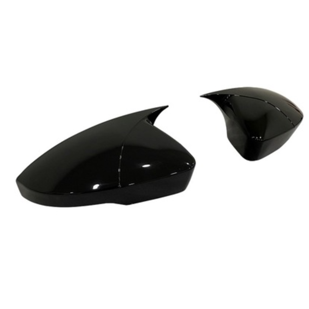 Skoda Octavia 2013-2020 Tapa de Espejo Retrovisor Batman Murciélago Negro Piano Plástico ABS