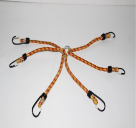 Pulpo de Equipaje de 6 Brazos para el Espacio, Elástico Tensor, Equipo de Equipaje 8mm x 40cm