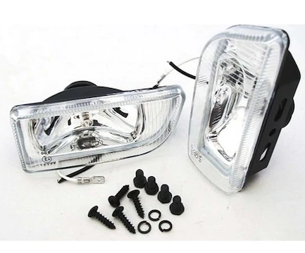 Carub Faro antiniebla tipo Toyota, modelo "Legendary Chassis", 12V, blanco, 2 unidades (con certificado Emark)