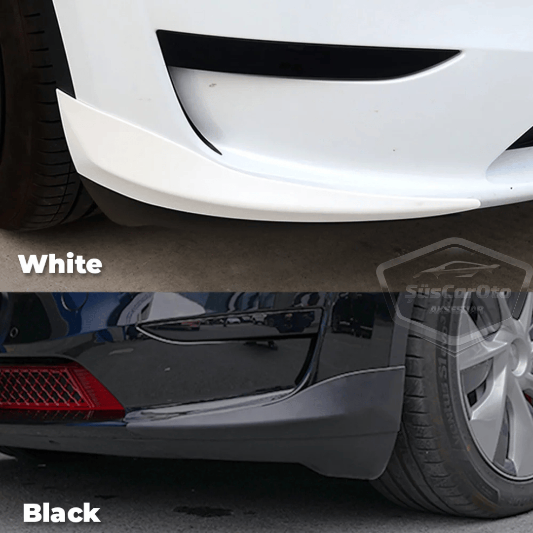 Protector de esquina universal flexible para parachoques, tira protectora de esquina para parachoques, cinta suave, 2 piezas, blanco, 35 cm, ONP487