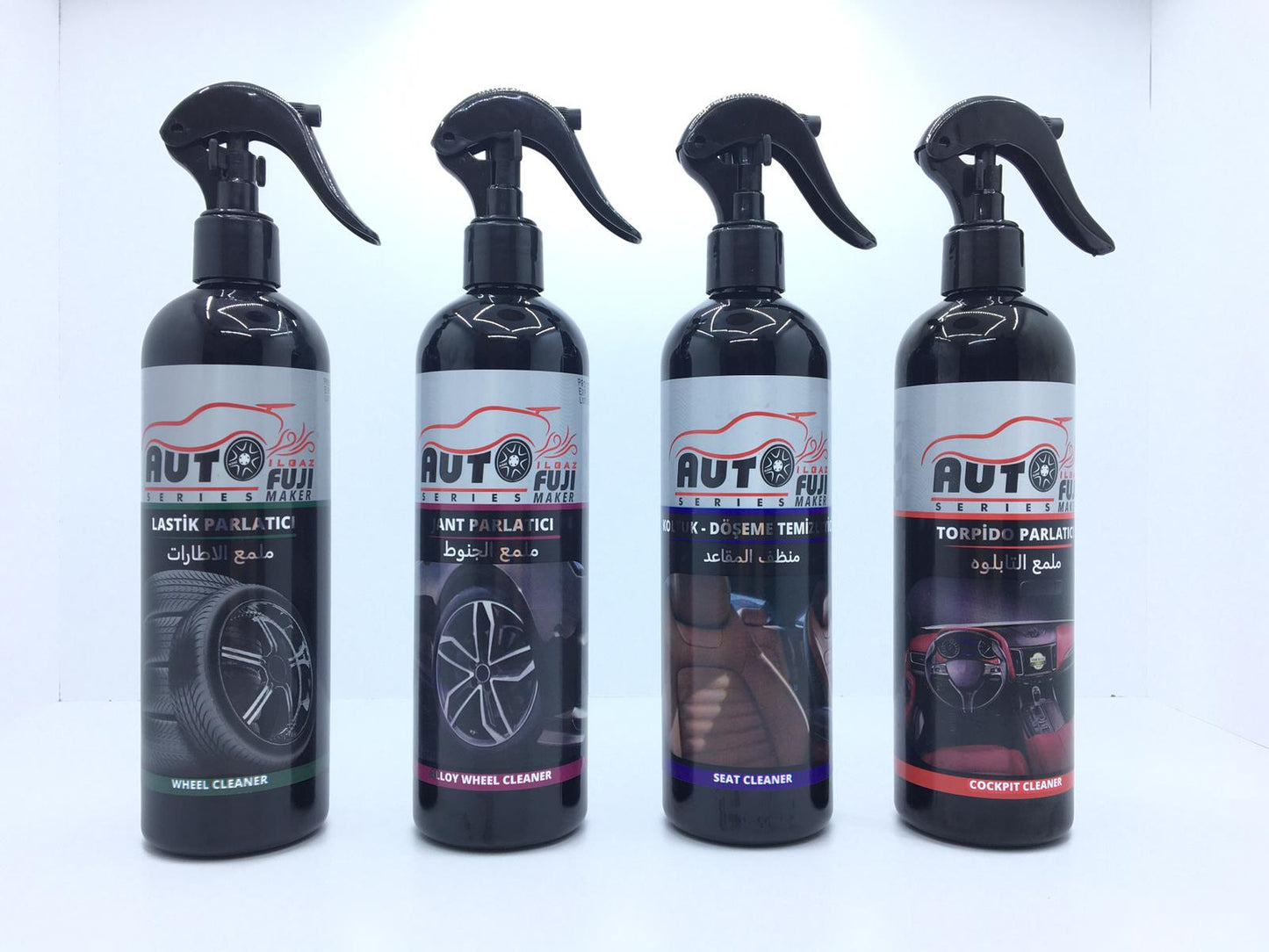 Kit de cuidado del coche de 4 piezas, set profesional de limpieza automotriz