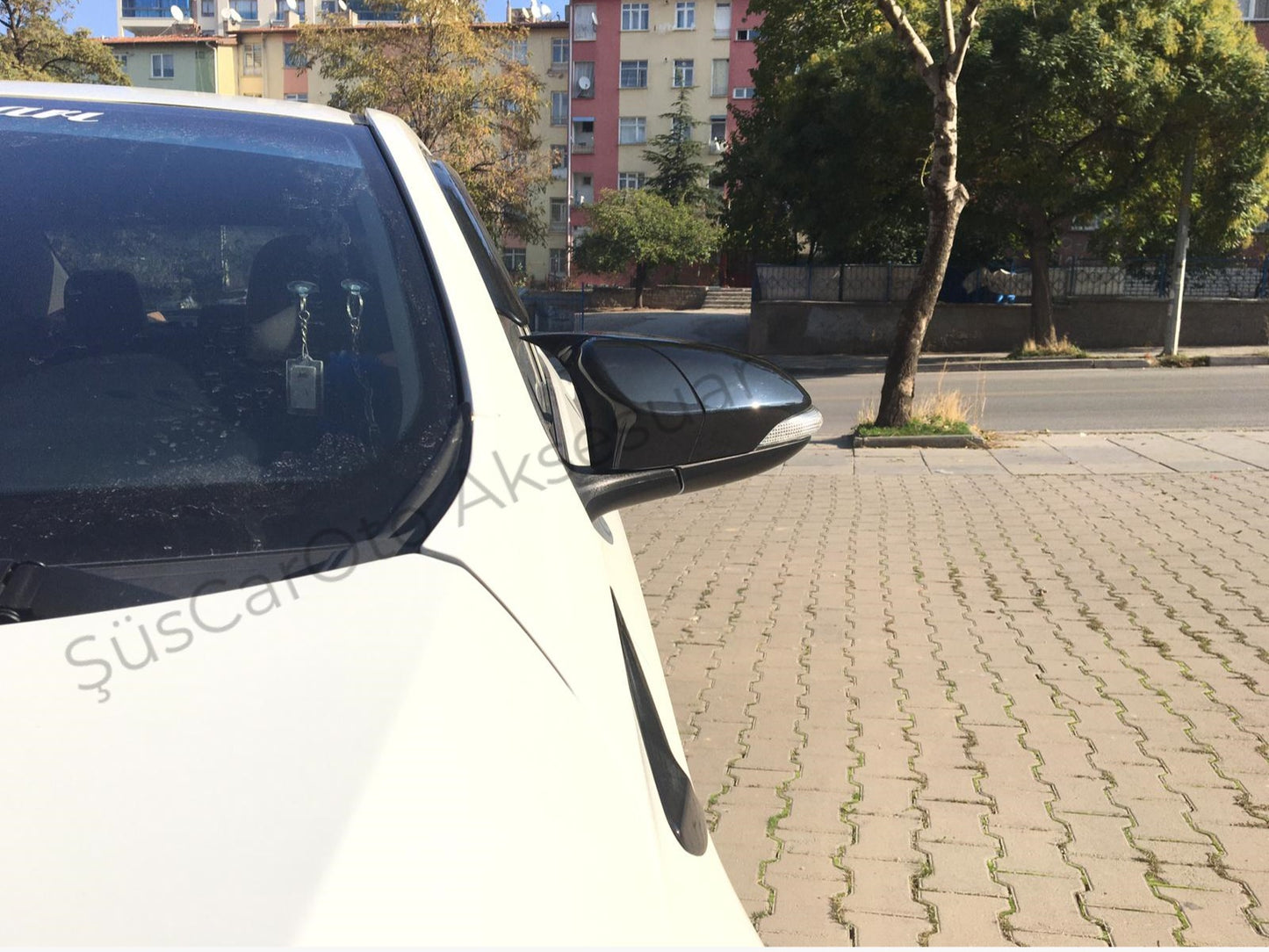Toyota Auris 2013-2018 Cubierta de espejo lateral Batman Piano Black Plástico ABS