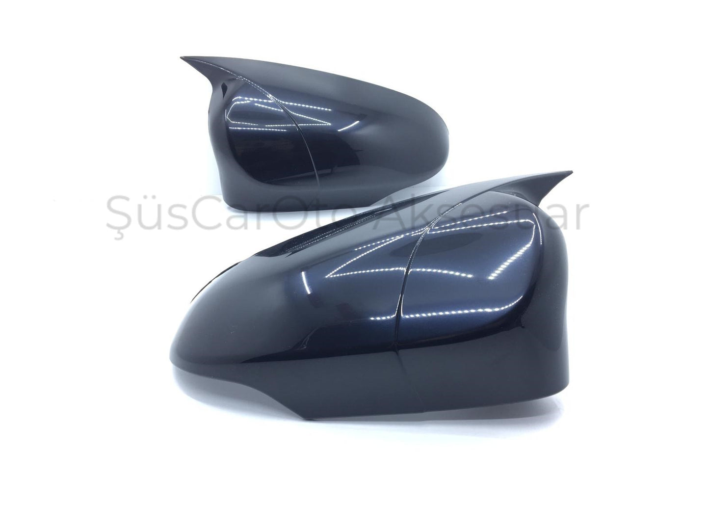 Toyota Avensis 2015-2018 Carcasa de Espejo Retrovisor Batman Piano Black Plástico ABS
