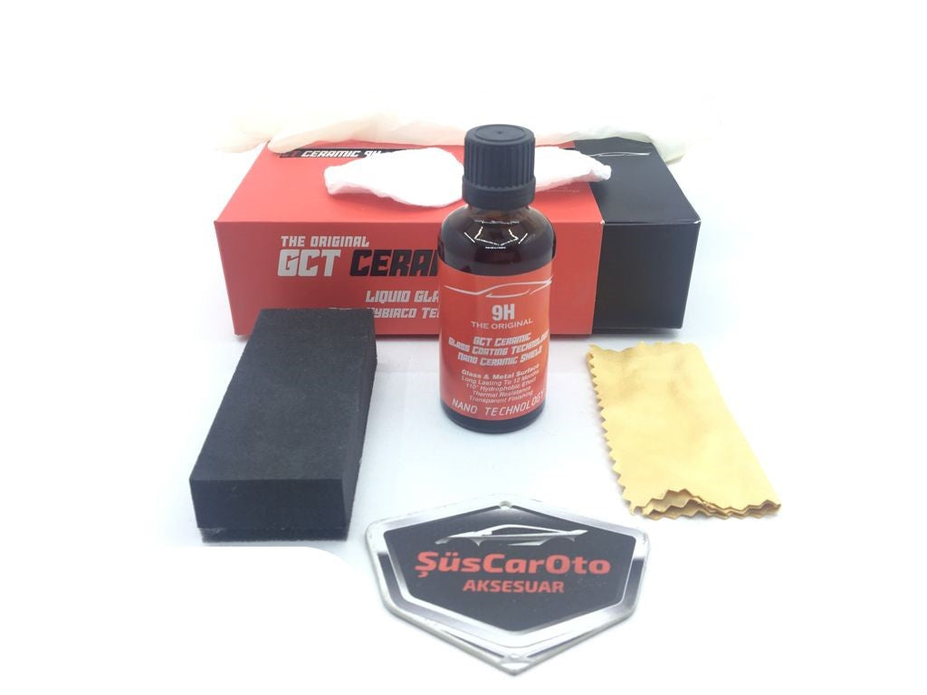 Set de Recubrimiento Cerámico 9H GCT para Coche, Protección Nano Pintura, Pulido de Vehículos