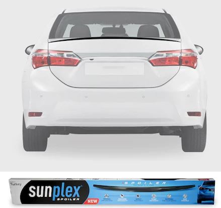 SUNPLEX Alerón Maletero Toyota Corolla Negro Piano 2013-2017