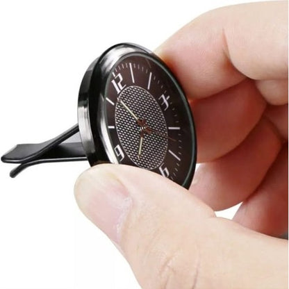 Reloj analógico retro compatible con la ventilación del coche y la guantera, con logo M