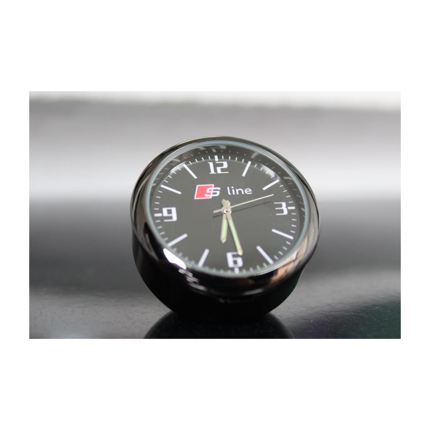Reloj Analógico Retro Compatible con Ventilación Interior de Automóvil y Guantera, con Logotipo S line