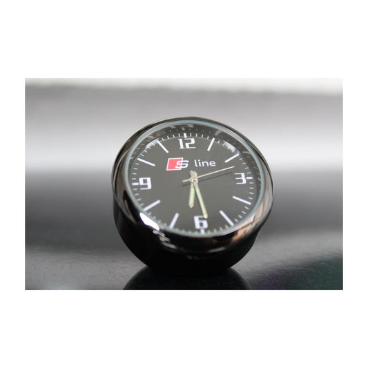Reloj Analógico Retro Compatible con Ventilación Interior de Automóvil y Guantera, con Logotipo S line