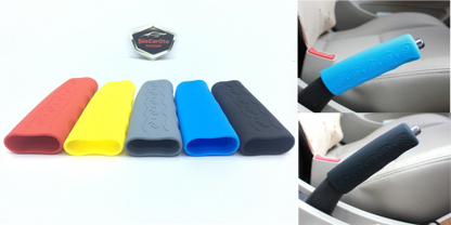 CARUB Funda de silicona para freno de mano Protector de freno de mano de silicona Rojo