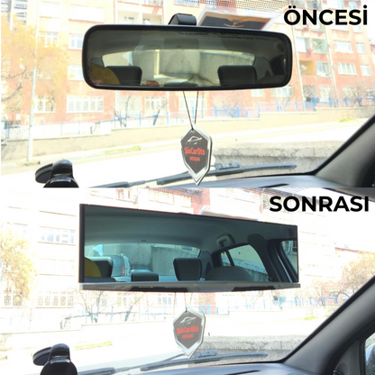 Espejo retrovisor antideslumbrante para coche con clip de 3R, azul, 270 mm