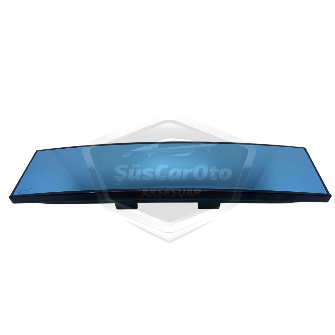 Espejo retrovisor antideslumbrante acoplable con pinza tipo bomba 3R Espejo azul 270 mm ONP835