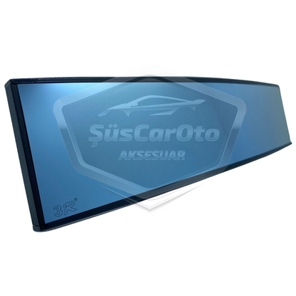 Espejo retrovisor antideslumbrante acoplable con pinza tipo bomba 3R Espejo azul 270 mm ONP835