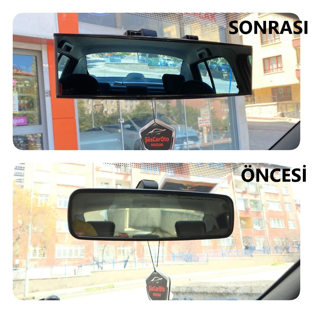 Espejo retrovisor antideslumbrante acoplable con pinza tipo bomba 3R Espejo azul 270 mm ONP835