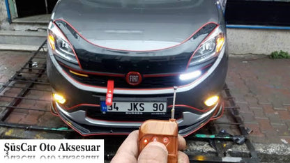 Módulo intermitente LED de 12 modos con mando a distancia para luces antiniebla