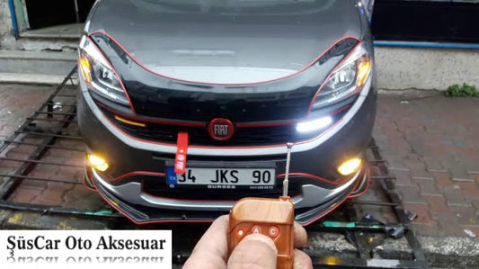 Módulo intermitente LED de 12 modos con mando a distancia para luces antiniebla