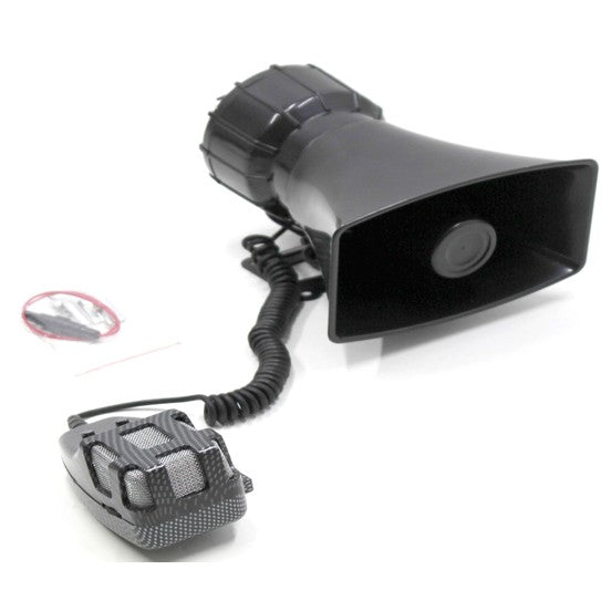 Sirena de policía de 12 V con megáfono de 3 sonidos