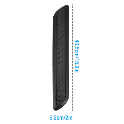 Protector de parachoques flexible 5D, tira protectora de parachoques, cinta suave, paquete de 2, negro, nuevo tipo
