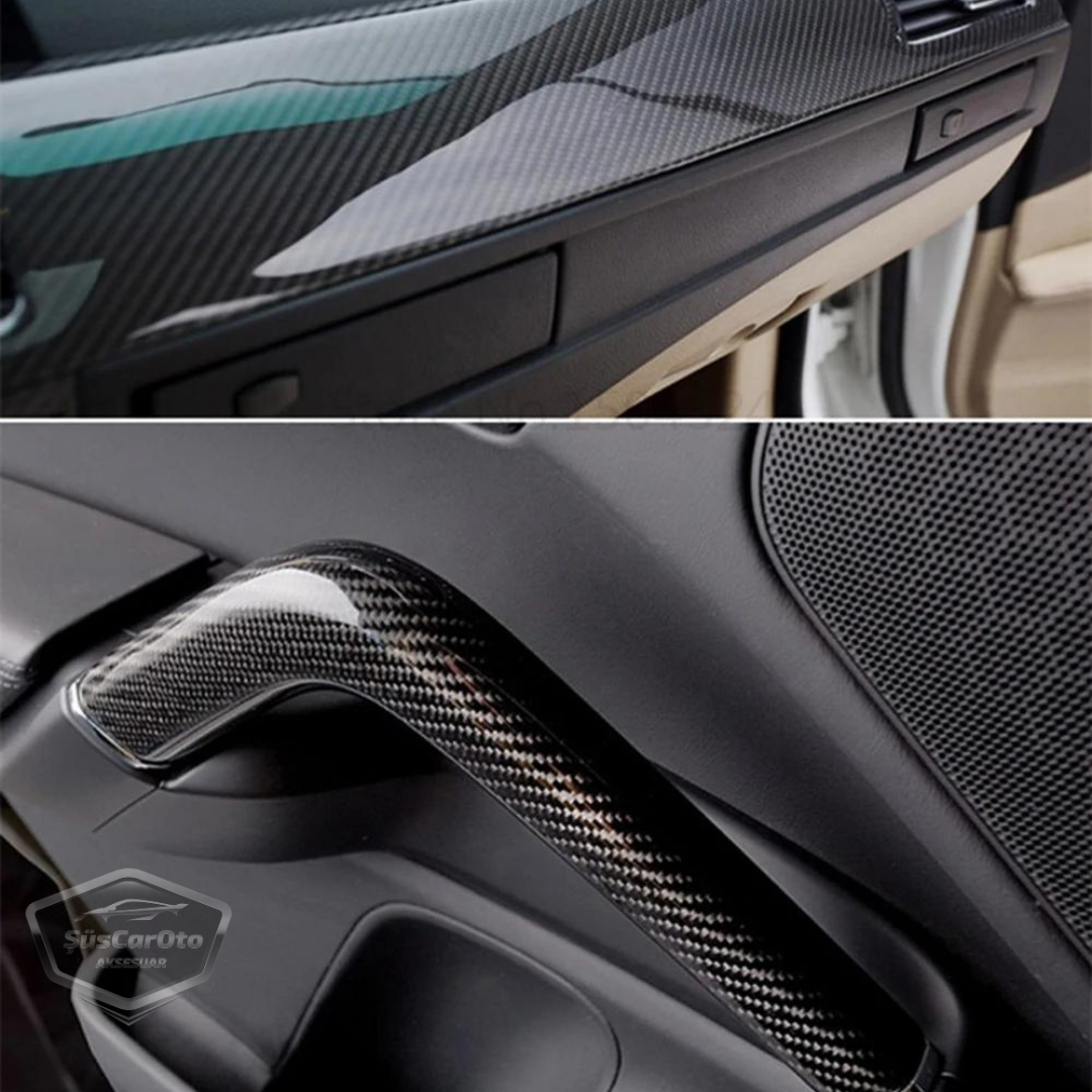 Película de fibra de carbono ultrabrillante 5D de 30 x 100 cm con canales de aire, adhesiva, para portátil, teléfono móvil, coche, multiusos, gelatina, negra ONK241