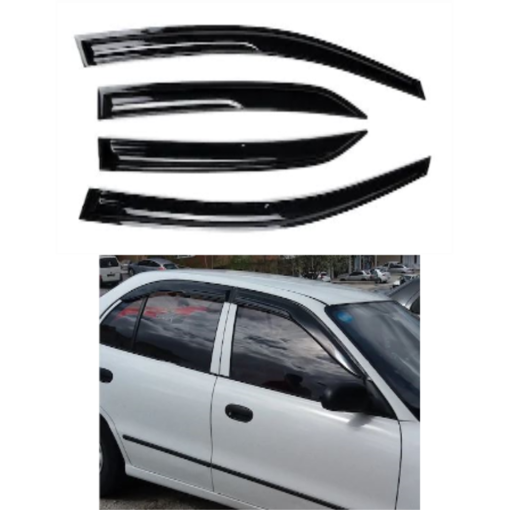 Juego de 4 deflectores de viento Mugen para Hyundai Accent (modelo Egg) 95-00