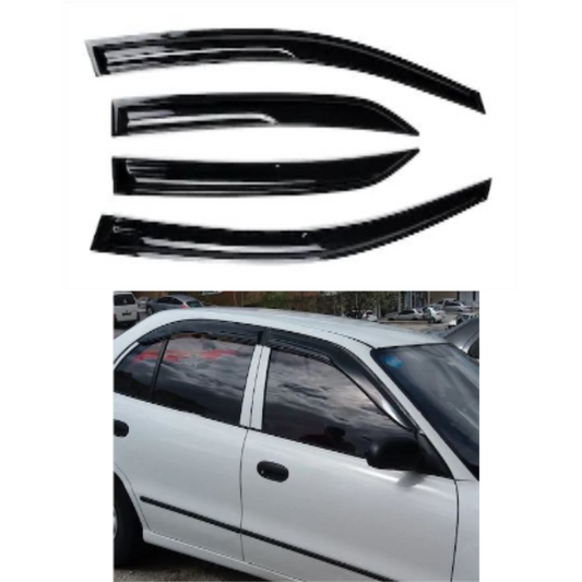 Juego de 4 deflectores de viento Mugen para Hyundai Accent (modelo Egg) 95-00