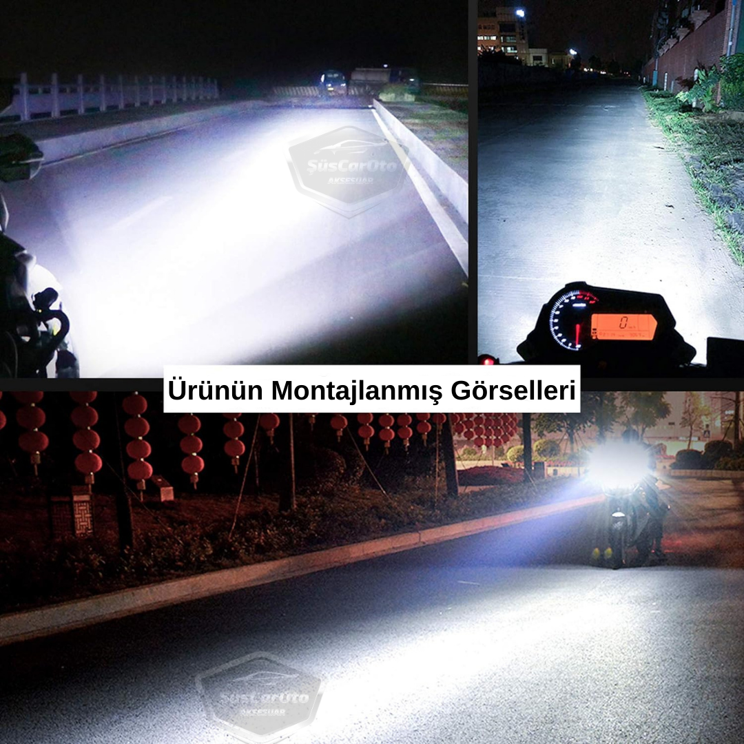 6 leds blancos antiniebla 3 modos vehículo moto todoterreno ATV carretilla elevadora lámpara LED proyector de metal para trabajo todoterreno, 2 unidades, 12/24 V