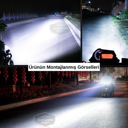 6 leds blancos antiniebla 3 modos vehículo moto todoterreno ATV carretilla elevadora lámpara LED proyector de metal para trabajo todoterreno, 2 unidades, 12/24 V