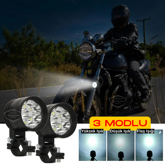 6 leds blancos antiniebla 3 modos vehículo moto todoterreno ATV carretilla elevadora lámpara LED proyector de metal para trabajo todoterreno, 2 unidades, 12/24 V