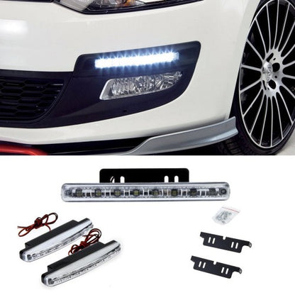 Luz LED diurna DRL de 8 LED