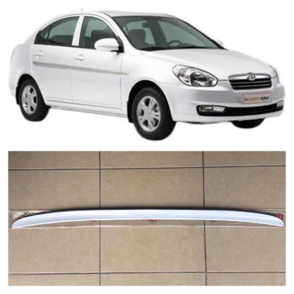 Spoiler de maletero para Hyundai Accent Era, listón embellecedor de maletero, blanco brillante