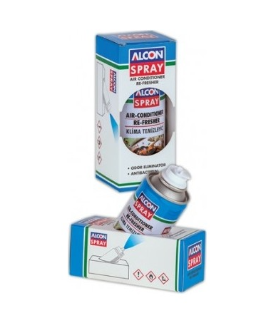 Alcon Eliminador de Olores y Limpiador de Aire Acondicionado para Vehículos en Aerosol 150ml