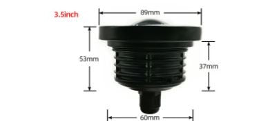 Faro antiniebla universal angel con lente de metal impermeable de 89 mm con ojos de ángel RGB y control remoto