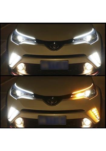 LED diurno con animación de inicio, control remoto, 8 colores de sombra y señal deslizante superior