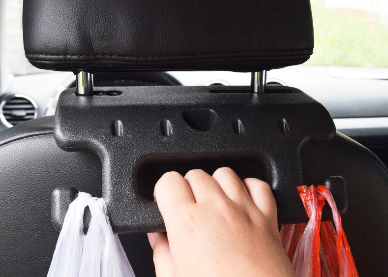 Percha plegable para ropa en el asiento trasero del coche