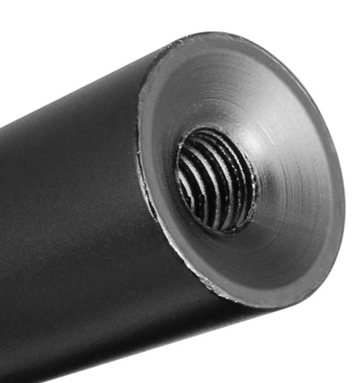 Antena de coche, estilo deportivo, de carbono, de metal, para radio, color azul