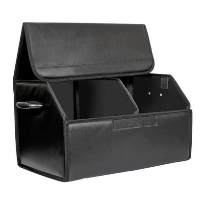 Organizador de maletero de coche, bolsa de cuero, organizador de bolsa de cuero para coche, accesorios de almacenamiento para el interior del coche, accesorios para coche