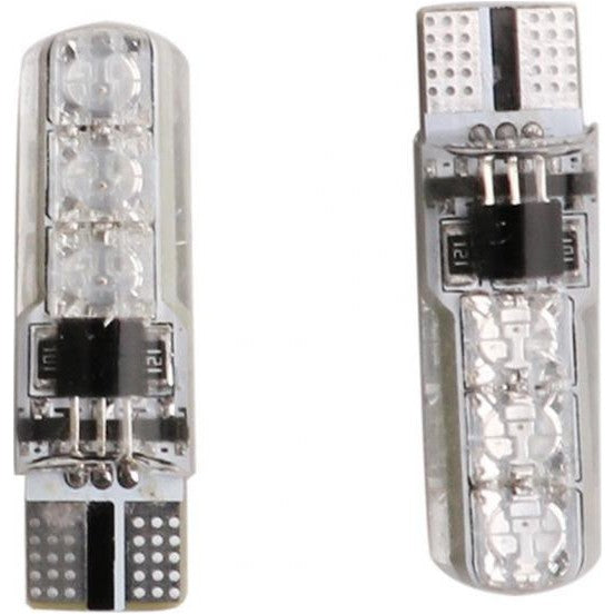 Luz estroboscópica RGB de 16 LED para coche, bombilla con mando a distancia, luz de estacionamiento estroboscópica