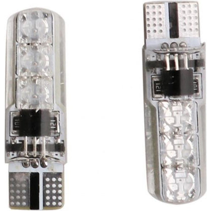 Luz estroboscópica RGB de 16 LED para coche, bombilla con mando a distancia, luz de estacionamiento estroboscópica