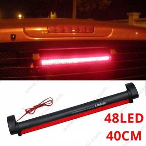 Luz de Freno Adicional de 48 LEDs Universal de 12V para Interior de Vehículo ONP479