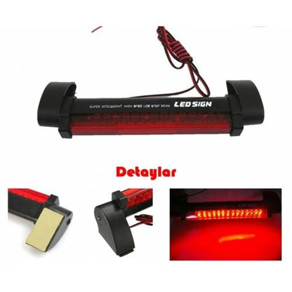 Luz de Freno Adicional de 48 LEDs Universal de 12V para Interior de Vehículo ONP479