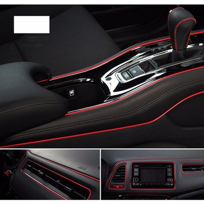 Borde de moldura interior de coche, tira de cordón nueva, de espiga, niquelada, 5 metros