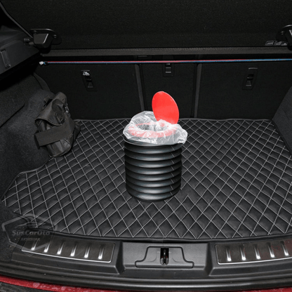 Bote de Basura Plegable Tipo Acordeón para Coche con Tapa, Cenicero Portátil, Papelera para Coche, Organizador Automotriz, Mini Caja de Almacenamiento Funcional, Negro