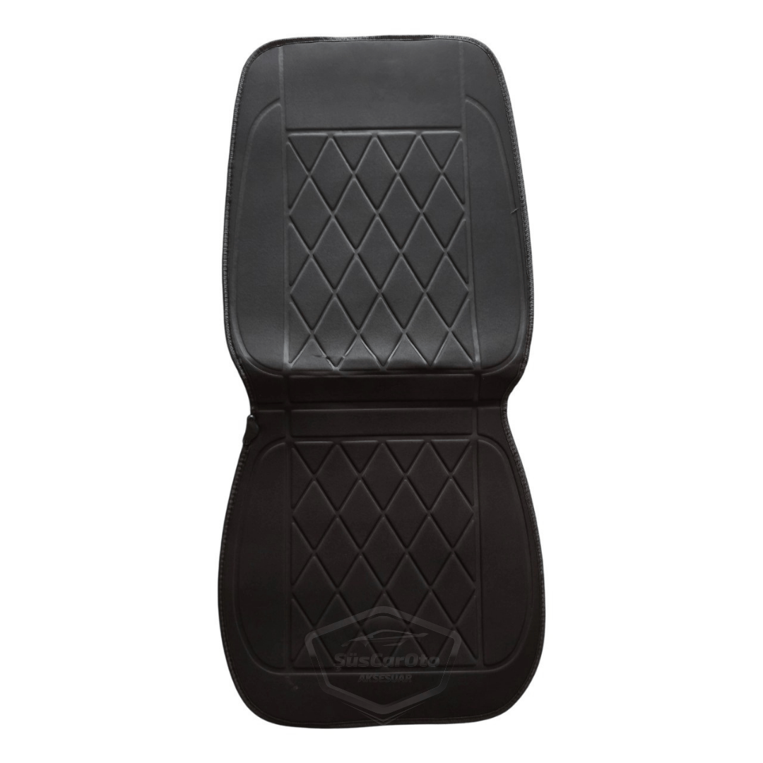 Calentador de asientos de coche Cojín de asiento calefactable para coche Ajuste de calor Entrada de encendedor de cigarrillos Plug and Play Beige 12V 1 unidad