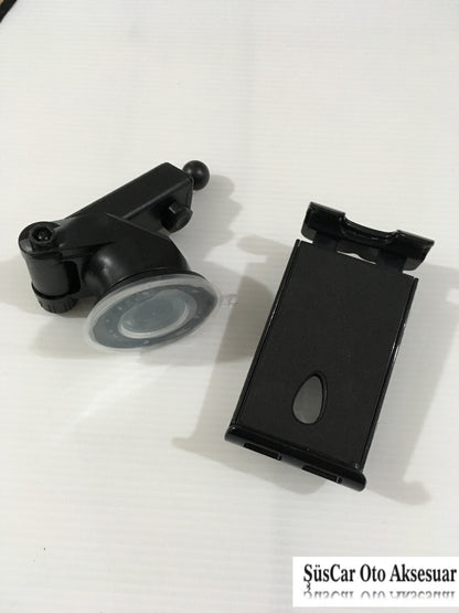 Soporte con ventosa para teléfono, tablet y navegador para coche