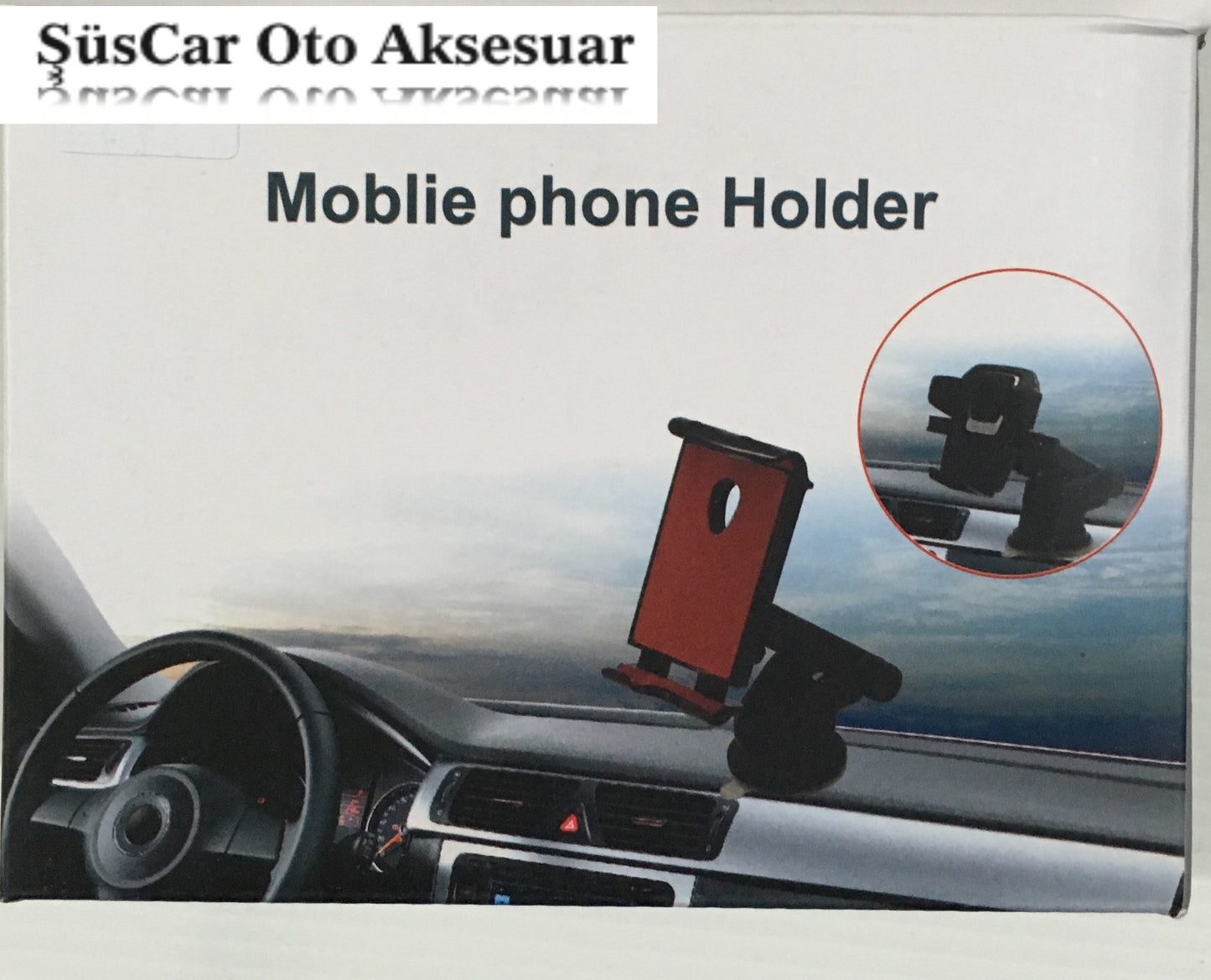 Soporte con ventosa para teléfono, tablet y navegador para coche